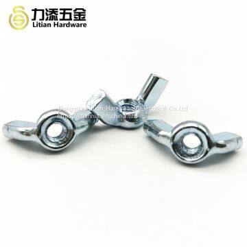 High Quality DIN 315 Mild Steel Polished M5 Black Wing Nut photo-5