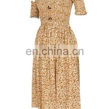 Original Design Women's Explosion Models Stand-alone Small Floral Dress 2020 Summer Factory Direct Sales photo-5