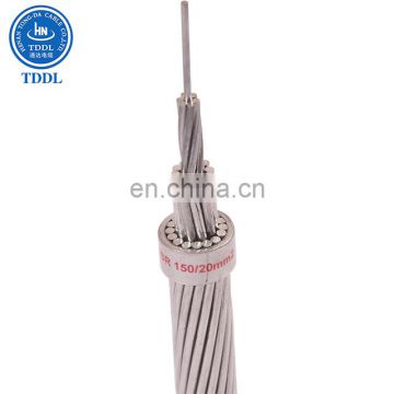 Aluminum conductor cable bare conductor AACSR, AAC, AAAC,  ACCC,  ACAR