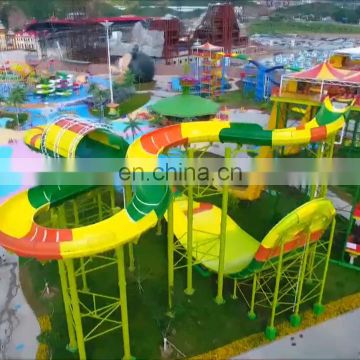 Hot sale fiberglass water slide commercial water slides