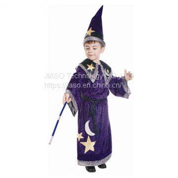 Halloween costume manufacturers china boy witch costume wizard for halloween party