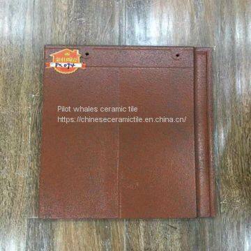 Clay Flat Roof Tiles Japanese Water Proof Material for Villa Use
