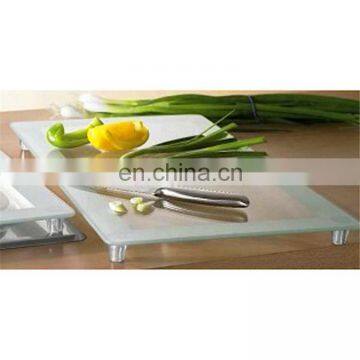 Eco-friendly Customized High Quality Tempered Glass Chopping Board / Cutting Board