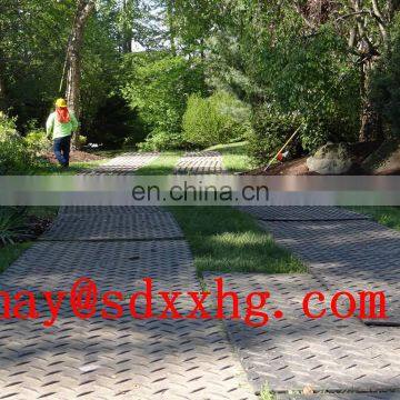 Durable Hdpe Polyethylene Ground Protection Mats/plastic Mud Mats/temporary Roadways