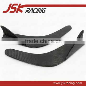 SMALL-SIZED CARBON FIBER BUMPER LIP SPLITTER CANARD (JSK400603)