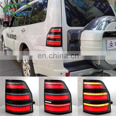 Car styling Taillight Tail Light For Mitsubishi Pajero Montero V93 V97 2006 - 2020 LED Rear Lamp DRL Brake Signal Reverse