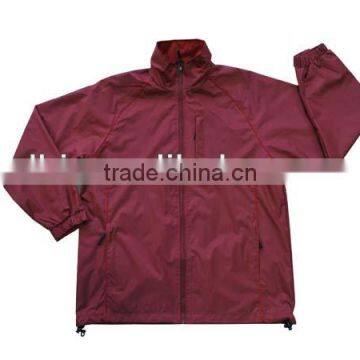Garment Factory Mens Waterproof Polyester Windbreaker Jacket Men photo-2