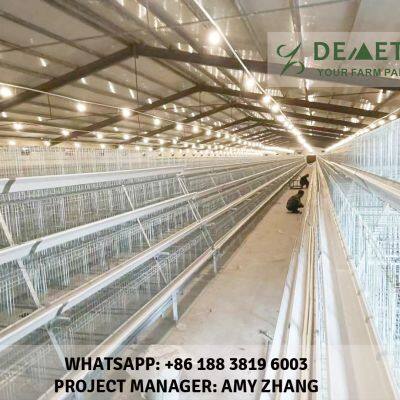 Ethiopia layer chicken cage equipment