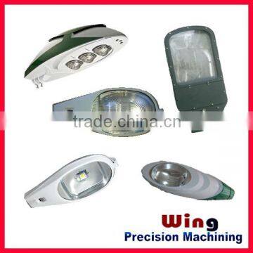 customized plating die casting led street lamp light housing