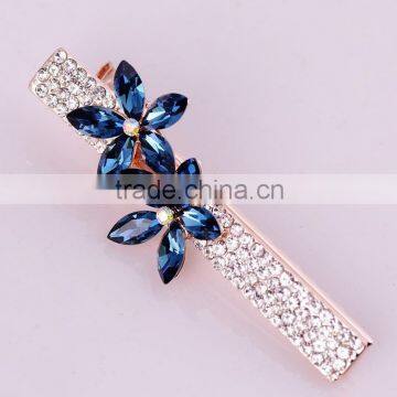 2015 new model FMYJ0004 fashion five angle hair barrette clip wholesale full diamond clip