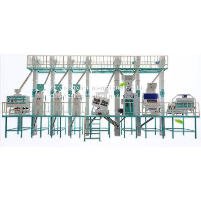 50 tons per day 2t/hr low price multi pass fully automatic complete rice mill machine plant