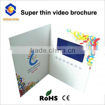 Lcd Video Card Hot Sales 4.3inch Video Greeting Card for Advertising/wedding Invitation