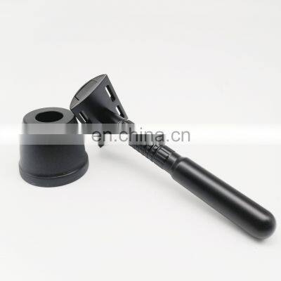 New Arrival Colors Brass Handle Zinc Alloy Razor Head Reusable Classic Safety Razor photo-3