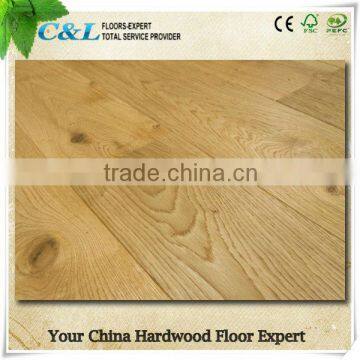 3MM Top Layer Brushed Oil Engineered Wooden Floor Oak