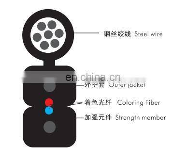 MT-1091-1 G652D G657A1 G657A2 FTTH DROP Cable Outdoor 2 Core Ftth Drop Cable photo-4