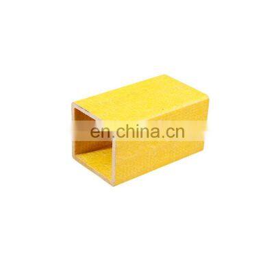 Pultruded Fiberglass Hollow Tubes FRP Composite Plastic Square Rectangular Tube