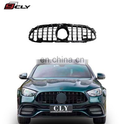 CLY Bumpers Grille For 2020 2021 2022 Benz E63s AMG Auto Grilles Front Car Grill