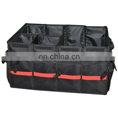 Black Folding Car Storage Box Waterproof Storage Holder Cargo Bag