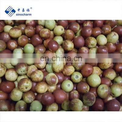 Sinocharm BRC-A approved IQF jujube Frozen jujube