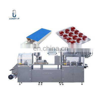 Servo Capsule Tablet Flat Type Automatic Aluminum Plastic Blister Packing Machine