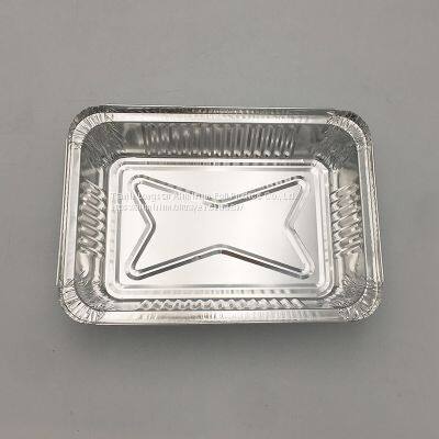 1000ml Rectangular Aluminium Foil Pan Takeaway Food Box photo-5