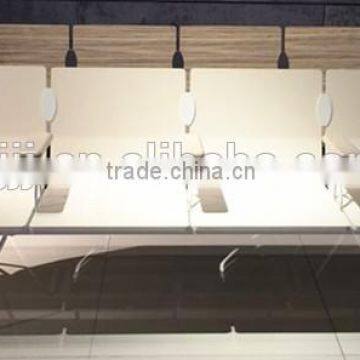 European Design Curve Plywood Waiting Chair Airport Chair Public Seating H63B-3F-V photo-3