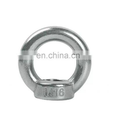 JRSGS Customized High Quality Stainless Steel Various Widely Used Din 582 Eye Nut Metallic Carbon Steel Lifting Ring Nut photo-4