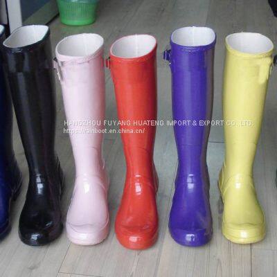 Outdoors lady rubber boot, Popular Style female rubber boots,Colourful ladies rubber boots,Cheap rubber boot