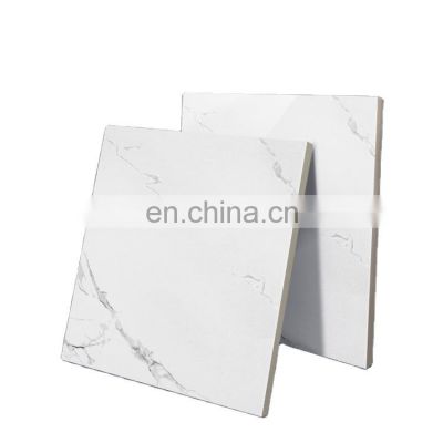 White carrara marble look porcelain tiles 800x800mm