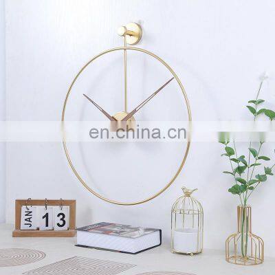 Drop Ship Quartz Clock Movements Gold Mute Silent Wall Clocks Reloj De Cuarzo For Metal Wall Decoration Wall Decor Home decor