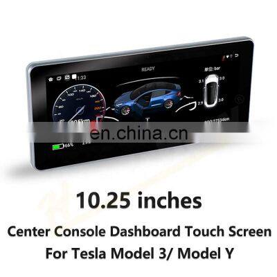 Car Instrument Cluster Control Android Panel Digital Lcd Dashboard Display Steering Wheel Touch Screen for Tesla Model 3/Y photo-5
