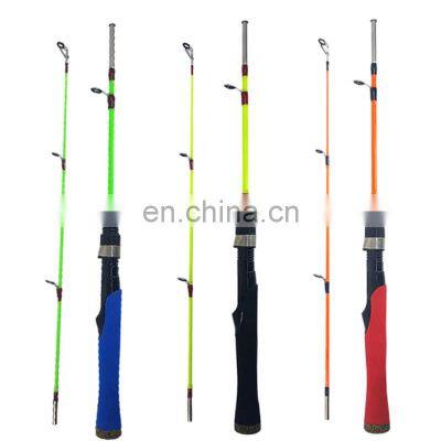 Hot Sale New Promotional 2 Section Ice 80 cm Glass Fiber Rod OEM ODM Fishing Rod Blanks With Rings for Ice Fishing