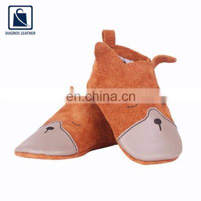 Exclusive Range of Vintage Style Matching Stitching Modern Design Genuine Leather Baby Shoes Manufacturer