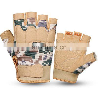 High Quality Custom Logo Ventilated Workout Fitness Weight Lifting Gym Gloves With Wrist photo-2