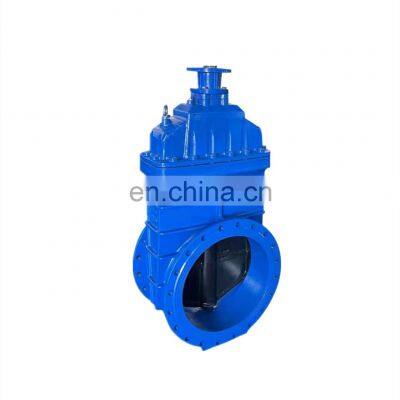 DN100 Water Rubber Soft Seal Ductile Iron Flanged Ends Gate Valve