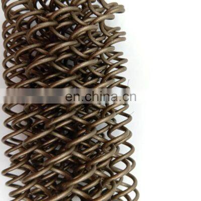 Modern decorative custom design material chain link wire mesh