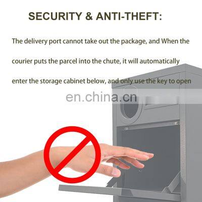 Modern Parcel Box Factory Direct Drop Smart Parcel Delivery Drop Box Waterproof photo-5