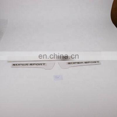 MAICTOP Fashion Silver Car Decoration Badge Emblem Sticker for Lx570 2018 Rear Boot Emblem Side Marks photo-5