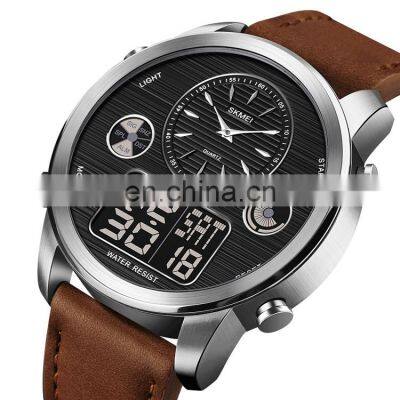 1653 Skmei High Quality Logo Brand Custom Wrist Watch Men Sport Military Watch Compass Dual Time Hour photo-4
