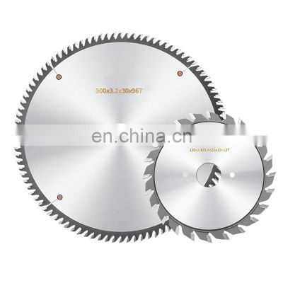 LIVTER Woodworking Carbide Tipped Circular Saw Blades Furniture Sliding Cutting Table Panel Saw Blade Set With Scoring Blade