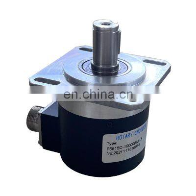 58mm Optical Encoder With Flange 1024ppr Solid Shaft 8mm Shaft 2048ppr Rotary Encoder