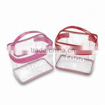 clear PVC bag cosmetics