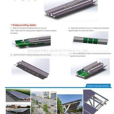 MK Solar Panel Aluminum Solar Carport Mounting Solution Waterproof High Efficient Installation Factory Direct Sell photo-5