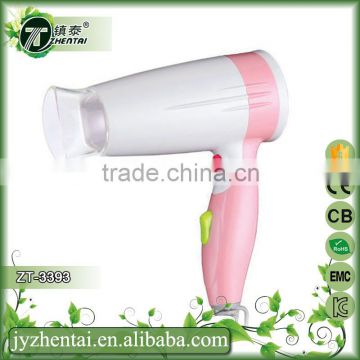 Foldable Hair Dryer Travel Cordless Hair Dryers with Diffuser