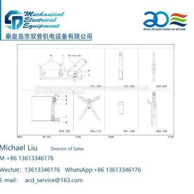 Tools for subassembly group 034 MAN32/40 MAN3240 MAN L32/40 MAN L3240 MAN V32/40 MAN V3240