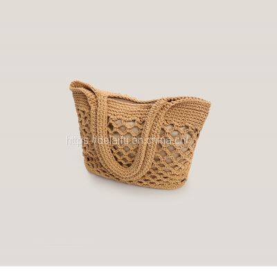 Women's woven bag hollow package casual beach bag