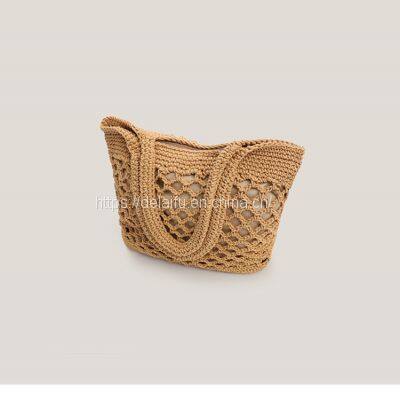 Women's Woven Bag Hollow Package Casual Beach Bag