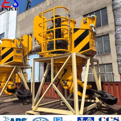 Electric Zpmc Container Rotary Lifting Spreader Adaptor Cargo Lifting Hook Block Adapter for Port Gantry Crane photo-2