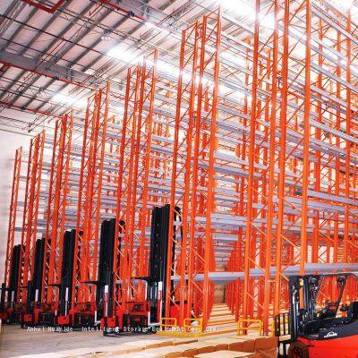 VNA Rack Very Narrow Aisle Heavy Duty Rack VNA Pallet Racking Warehouse Storage Rack With Three Way Forklift photo-3