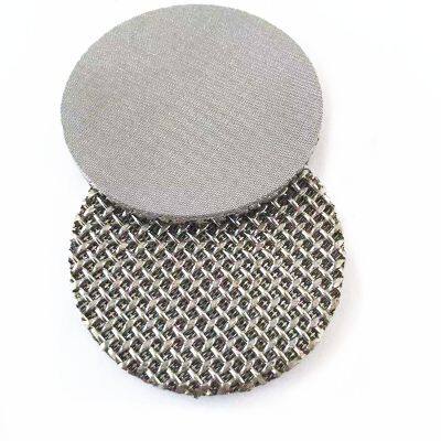 50 100 150 200 300 500 Micron 304 Stainless Steel Woven Wire Mesh Screen Cylinder Filter Disc photo-2